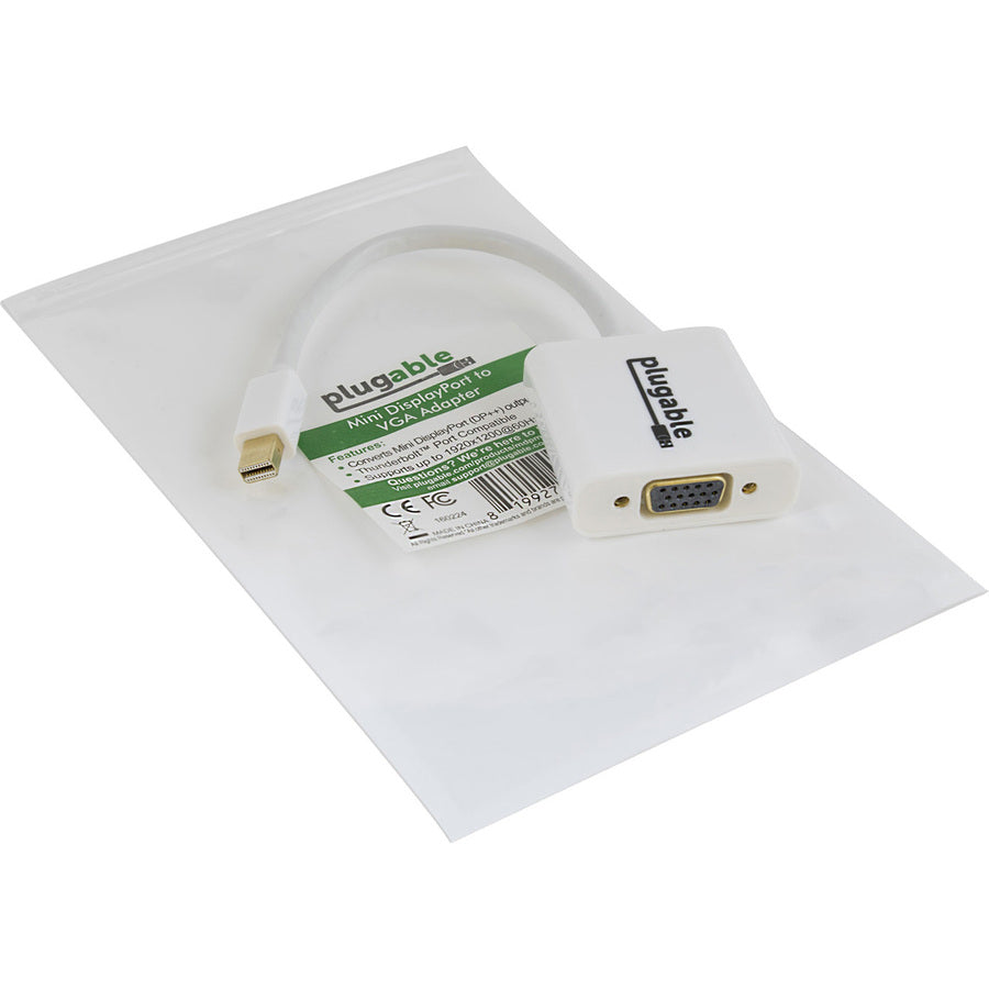Plugable Mini DisplayPort (Thunderbolt 2) to VGA Adapter MDPM-VGAF