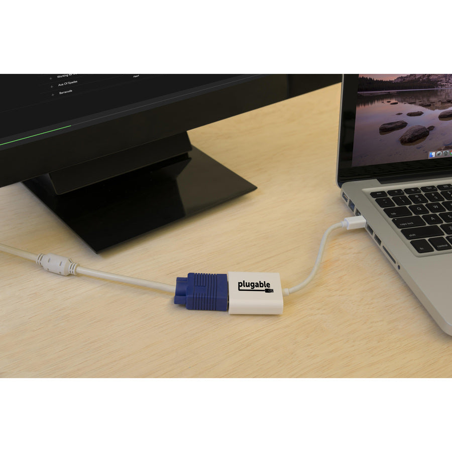 Plugable Mini DisplayPort (Thunderbolt 2) to VGA Adapter MDPM-VGAF