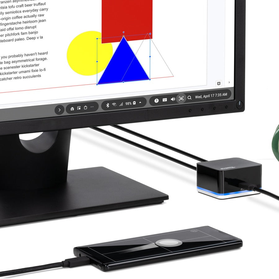 Plugable Phone Cube Compatible with Samsung DeX Dock, DeX Station, DeX Pad, Galaxy Note 9, S9, S9 Plus, S8, S8 Plus, S10, Tab S5e UD-CUBE-15W