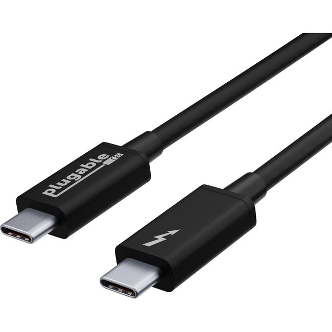 Plugable Thunderbolt 3 Cable 20Gbps Supports 100W (20V, 5A) Charging TBT3-20G2M