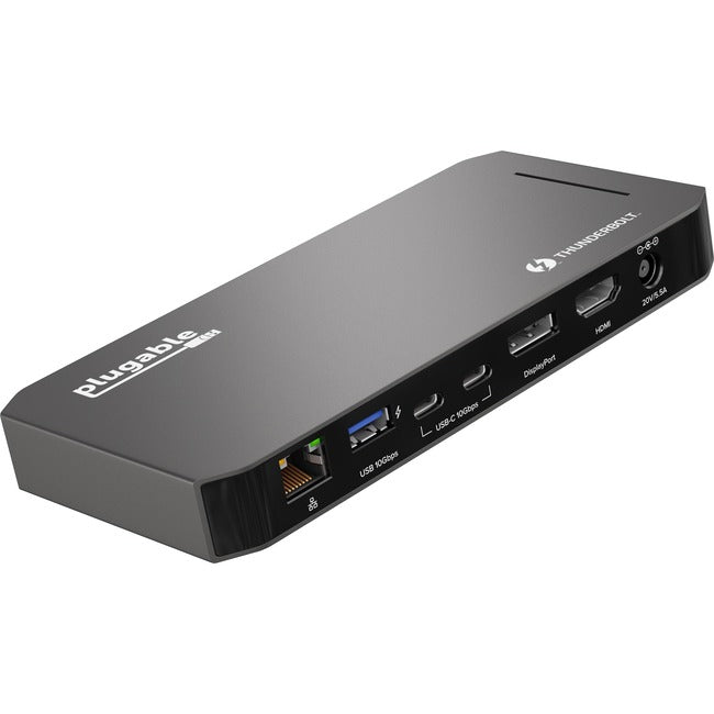 Plugable Thunderbolt Dock - 40Gbps and USB C Docking Station with 96W Charging TBT3-UDC3