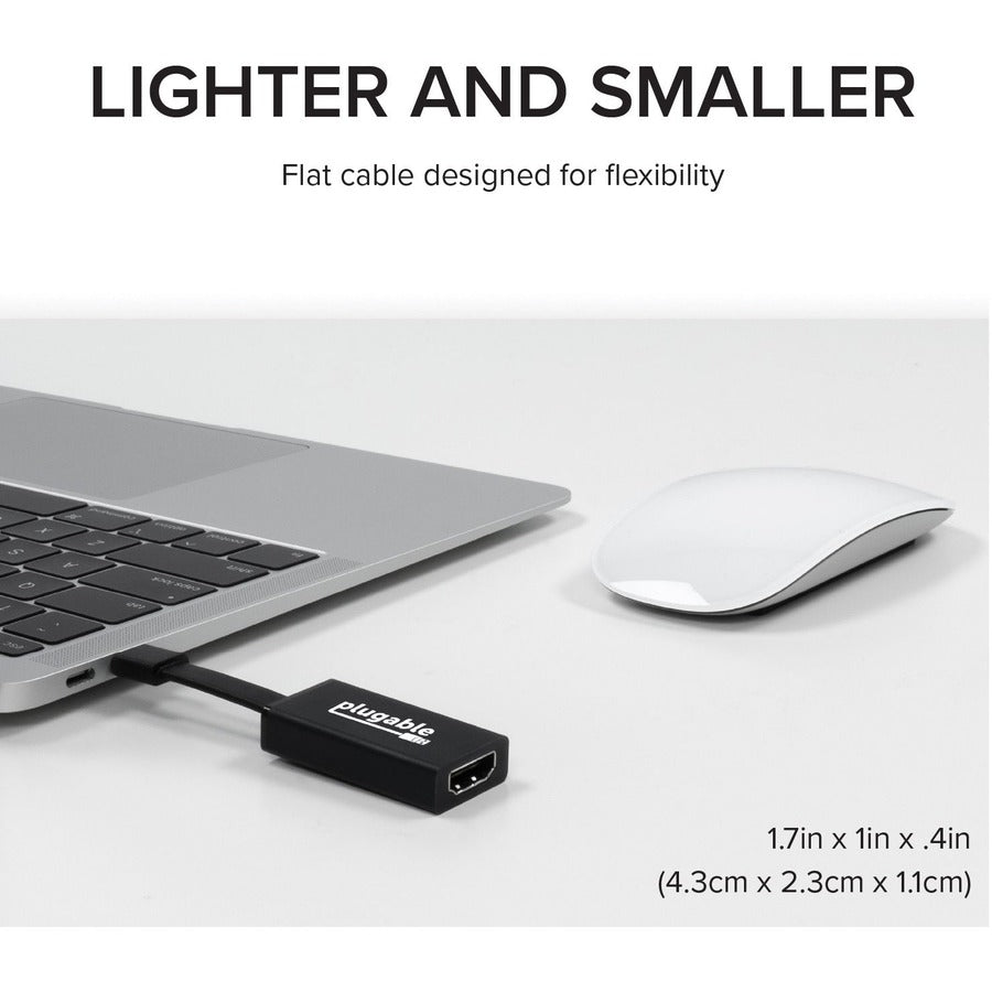 Plugable USB C to HDMI Adapter 4K 30Hz, Thunderbolt 3 to HDMI Adapter USBC-THDMI