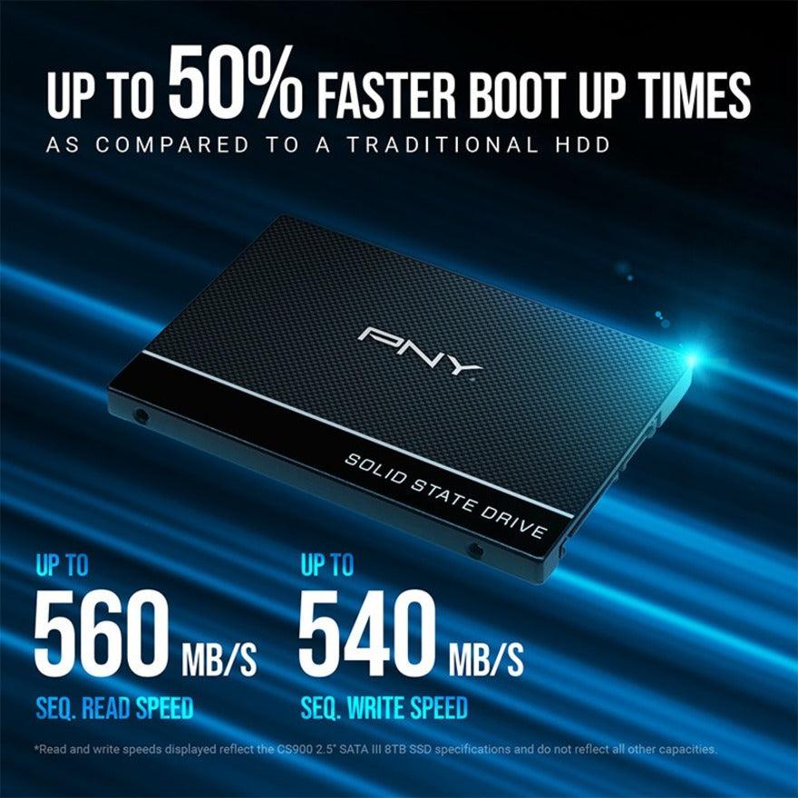 Pny Cs900 2.5" 4Tb Sata Iii 3D Nand Internal Solid State Drive (Ssd) Ssd7Cs900-4Tb-Rb