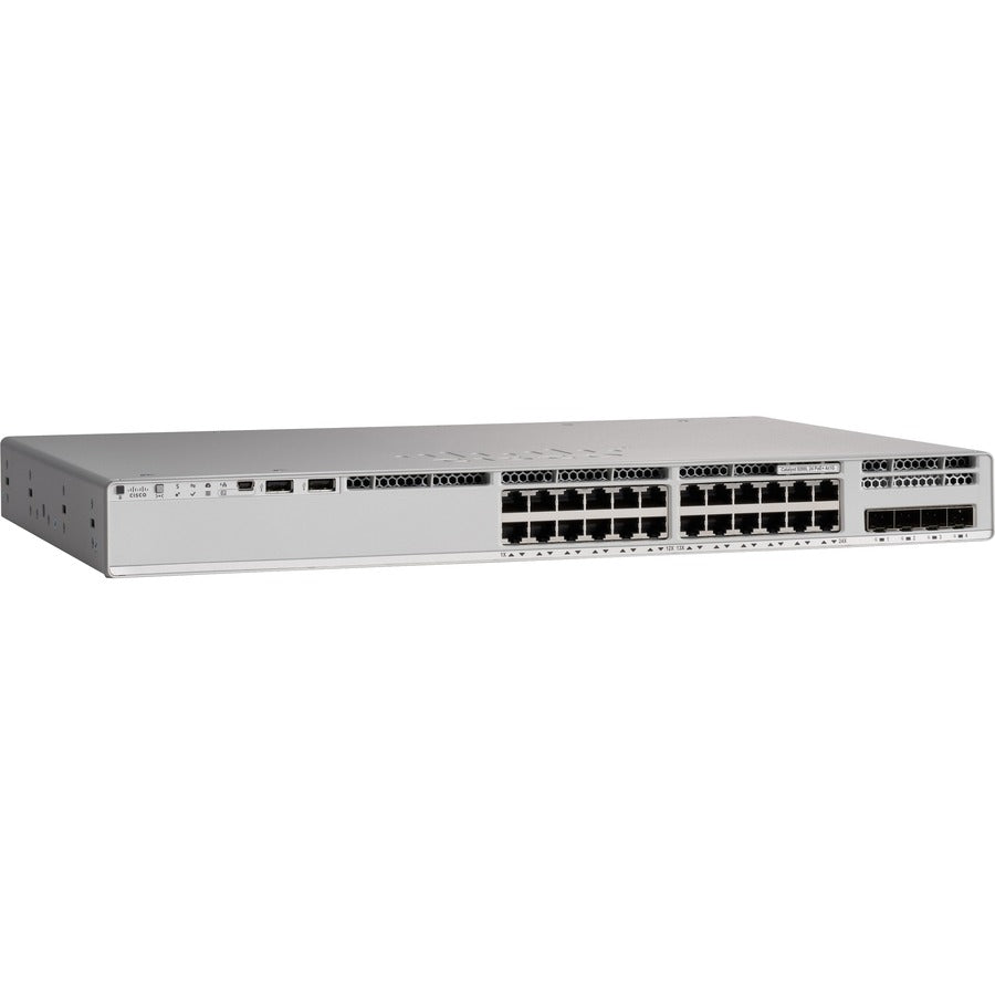 PoE+ Network Switch - Cisco Catalyst 9200L 24-Port Gigabit Switch | Tecisoft C9200L-24P-4G-A