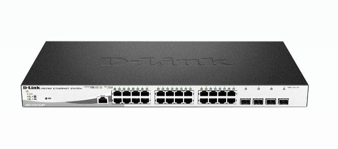 PoE Switch 28 Port Gigabit - Smart Managed Network Switch | D-Link DGS-1210-28MP