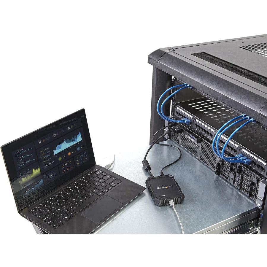 Portable KVM Console Laptop Server Rugged Housing BIOS Control TAA Compliant | StarTech NOTECONS02X