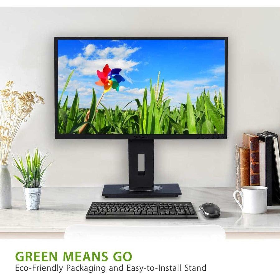 Privacy Screen Monitor 24 Inch - IPS Display with Built-In Data Protection | TecISoft VG2448-PF