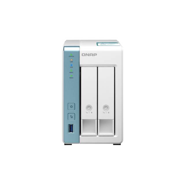 Qnap Ts-231K-Us Annapurnalabs Alpine Al214 1.7Ghz/ 1Gb Ddr3/ 2-Bay Nas For Reliable Home And Personal Cloud Storage