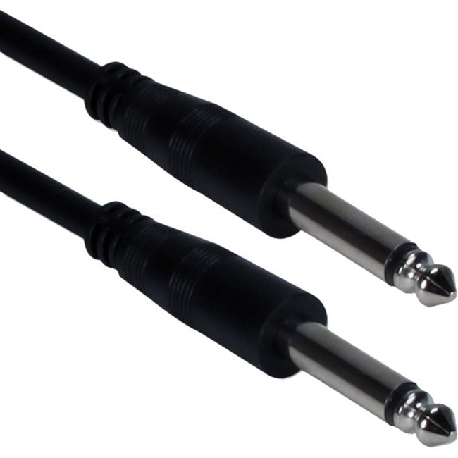 QVS 15ft 1/4 TS Male Audio Cable - Professional Instrument Cable | TechSoft TS-15
