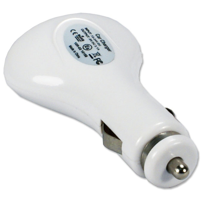QVS 2-Port 2.4Amp USB Car Charger for iPod/iPhone/iPad/iPad 2/iPad 3 USBCC-2P