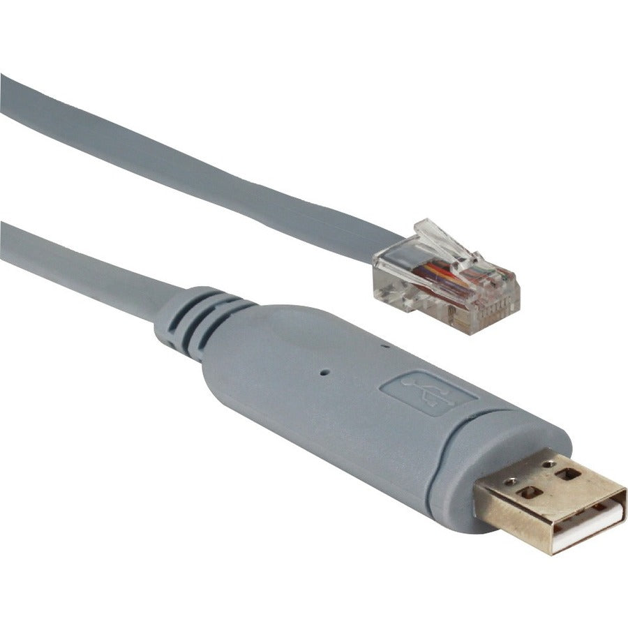 QVS 6ft USB to RJ45 Cisco RS232 Serial Rollover Cable UR-2000M2-RJ45