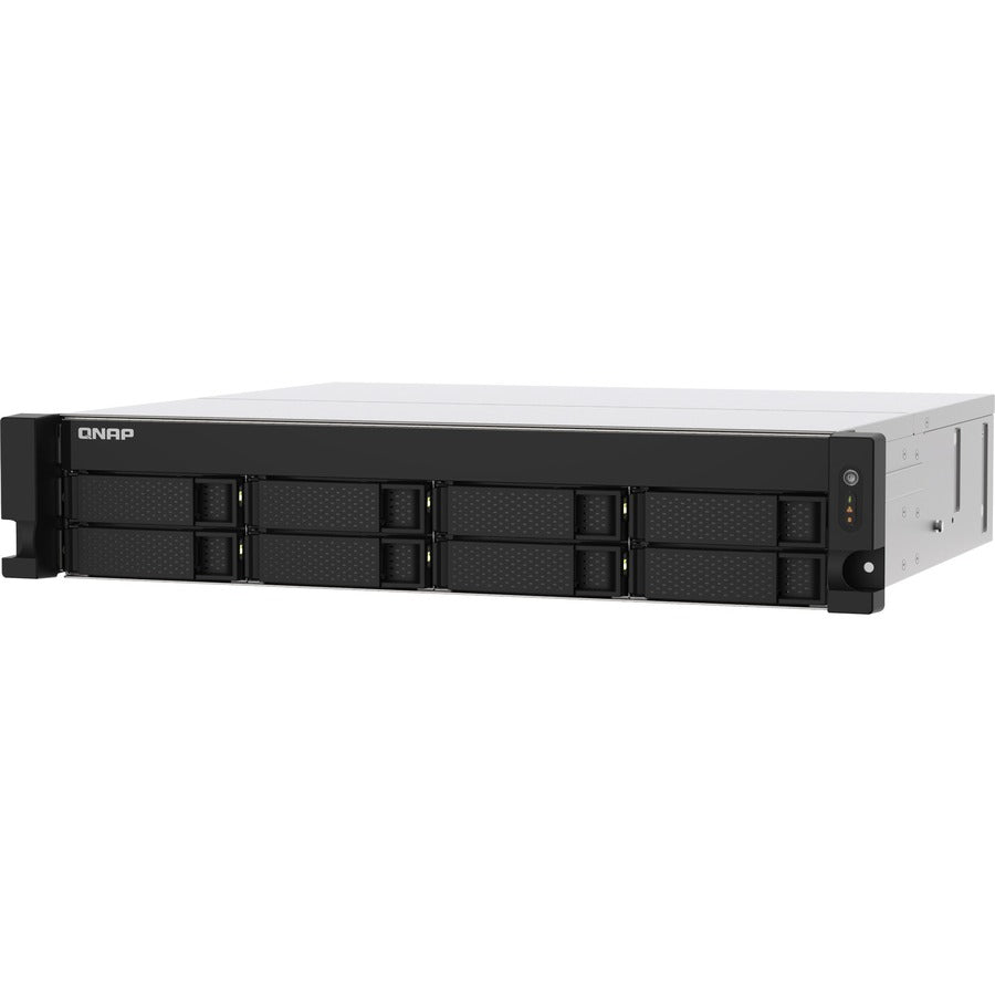 Qnap Ts-873Au-Rp-4G-Us Amd Ryzen Embedded V1500B 2.2Ghz/ 4Gb Ddr4/ 8 Sata/ Usb3.2/ 2U Rackmount