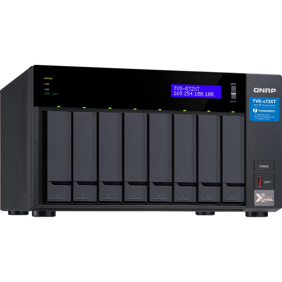 Qnap Tvs-872Xt-I5-16G-Us Intel Core I5-8400T 1.7Ghz/ 16Gb Ram/ 6Gbe/ 8Sata3/ Usb3.0/ 8 Bay Desktop Nas For Smbs