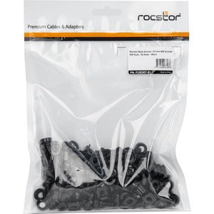 Rack Screws 50 Pack Black,2 Mm M6 Screws M6 Nuts