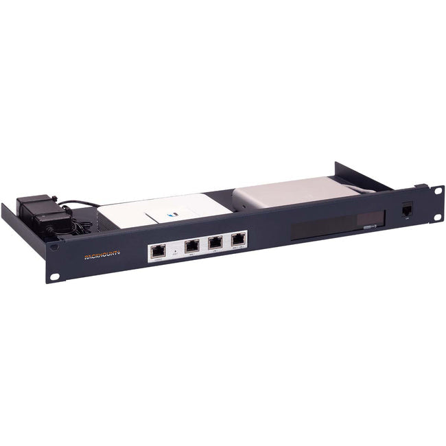 RACKMOUNT.IT UB-RACK Rack Mount for Network Device, Power Supply, Switch - Metallic Dark Blue RM-UB-T3