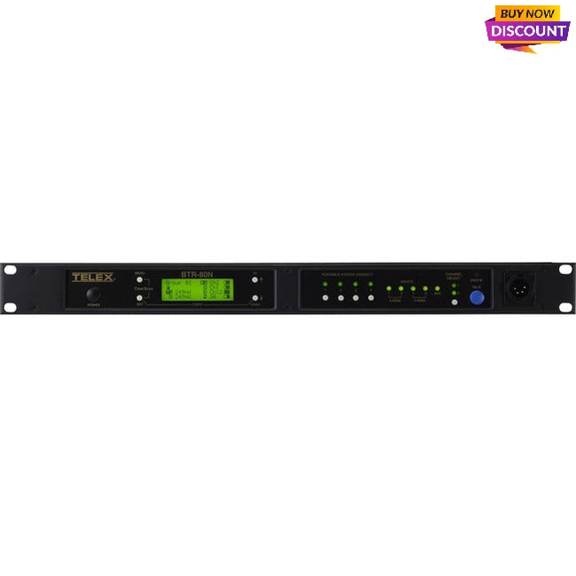 RTS Narrow Band 2-Channel UHF Synthesized Wireless Intercom System BTR-80N-A3