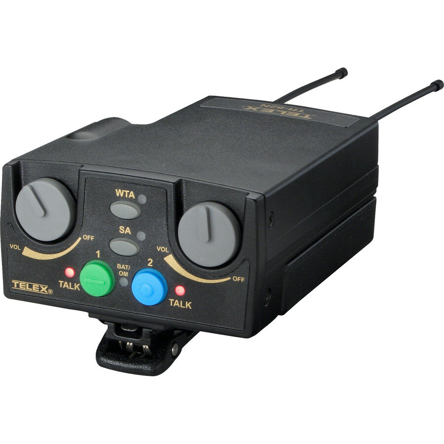 RTS Narrow Band UHF Two-Channel Binaural Wireless Synthesized Portable Beltpack TR-82N-B2R