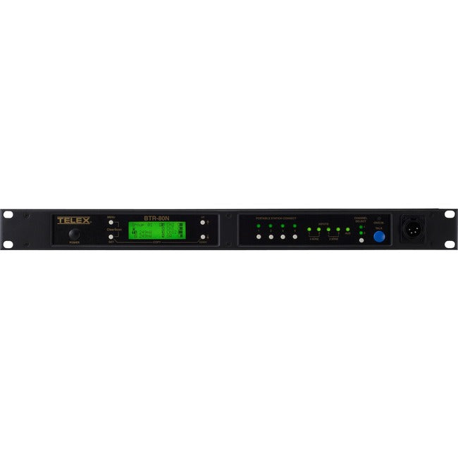 RTS Narrow Band UHF Two-Channel Wireless Synthesized Base Station BTR-80N-D4R