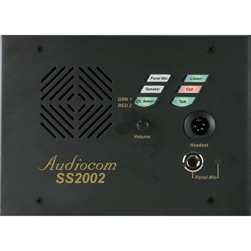 RTS SS-2002 U Box Dual-Channel Wall Mount Speaker Station with WKP-Box Enclosure SS-2002U