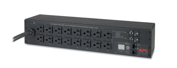 Rack PDU, Metered, 2U, 30A, 120V, (16) 5-20 AP7802B