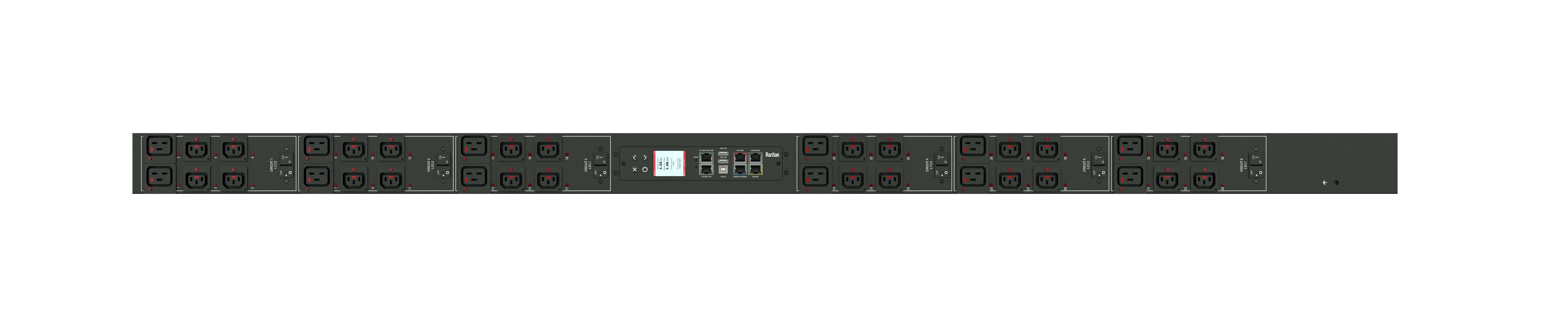 Rack PDU - Raritan PX3-4749V-E2N1V2 Monitored 0U Vertical 14.4kVA | TecISoft
