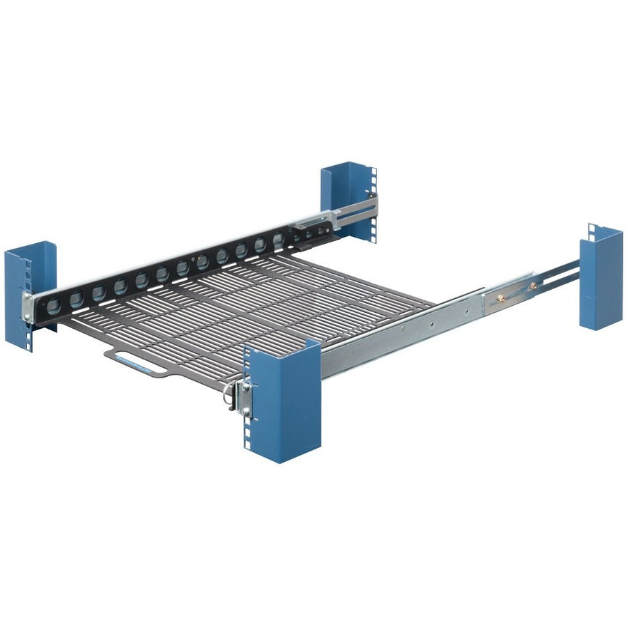 Rack Solutions 1U Dry Sliding Computer Shelf with Cable Management Arm 1USHL-112