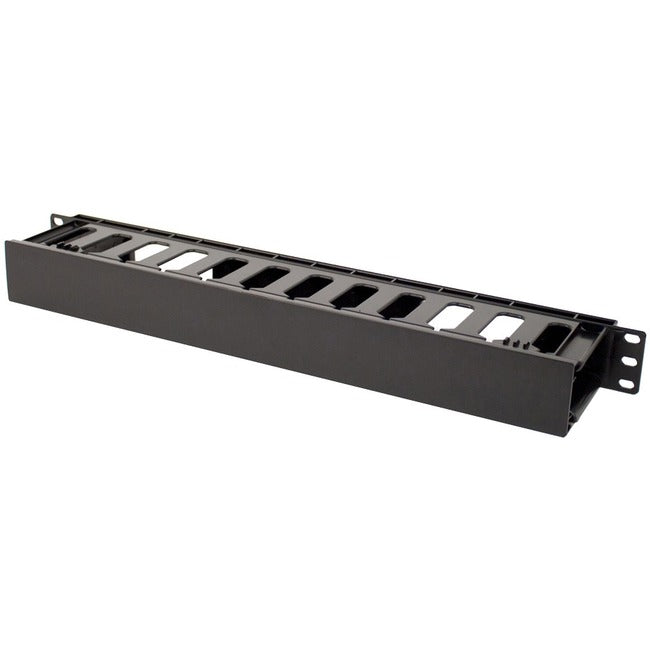 Rack Solutions 1U Horizontal Plastic Cable Duct With Cover (3.5In Deep)