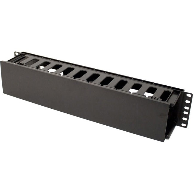 Rack Solutions 2U Horizontal Plastic Cable Duct With Cover (3.5In Deep)