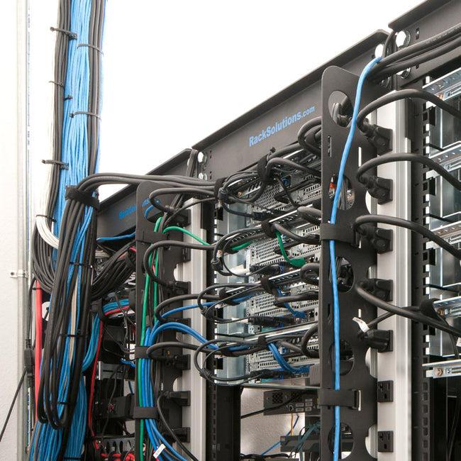 Rack Solutions 50U Vertical Cable Bar (5In) For 111 Open Frame Rack