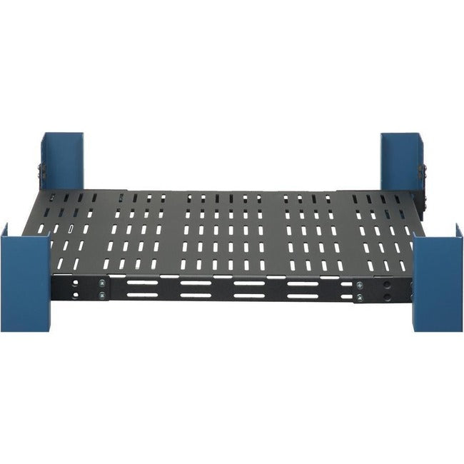 Rack Solutions Mounting Shelf For Rack, Printer, Desktop Computer - Black - Taa Compliant