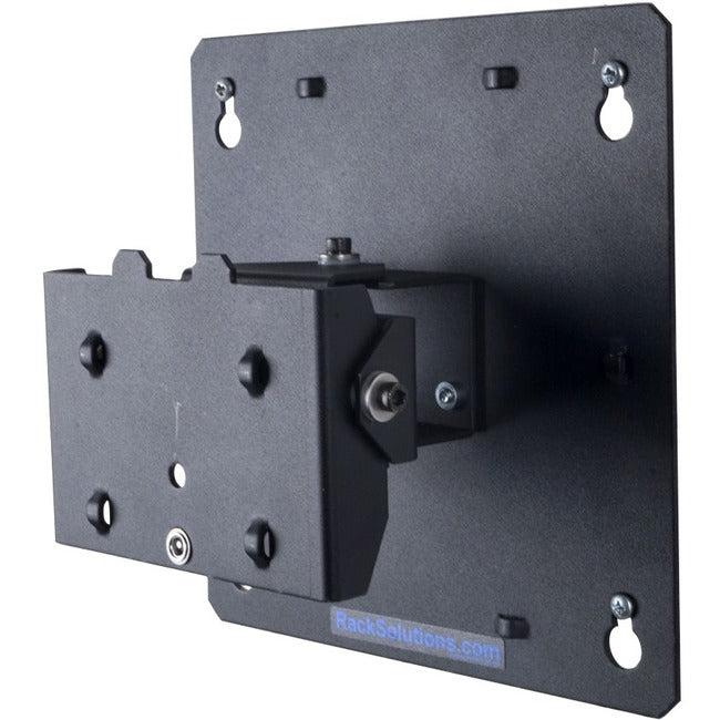Rack Solutions Wall Mount For Monitor - Black - Taa Compliant