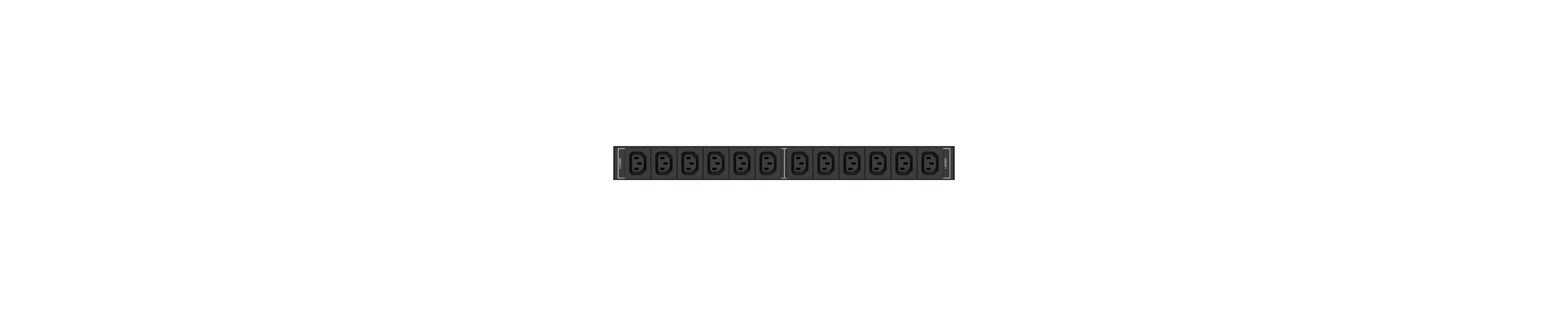 Raritan PX3-5284R Metered/Switched 1U Horizontal Rack PDU