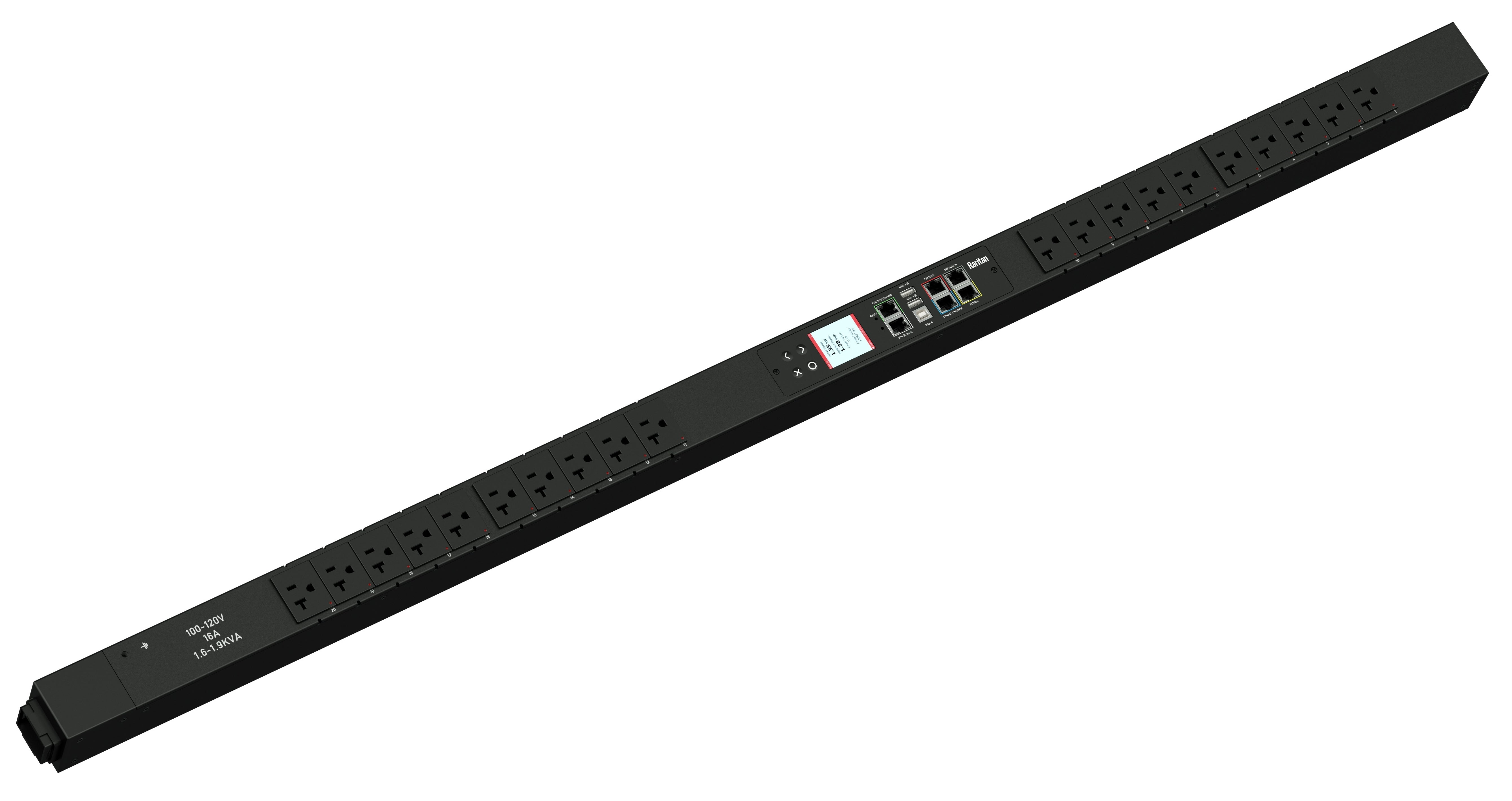 Raritan Px3-5405V Power Distribution Unit (Pdu) 20 Ac Outlet(S) 0U Black