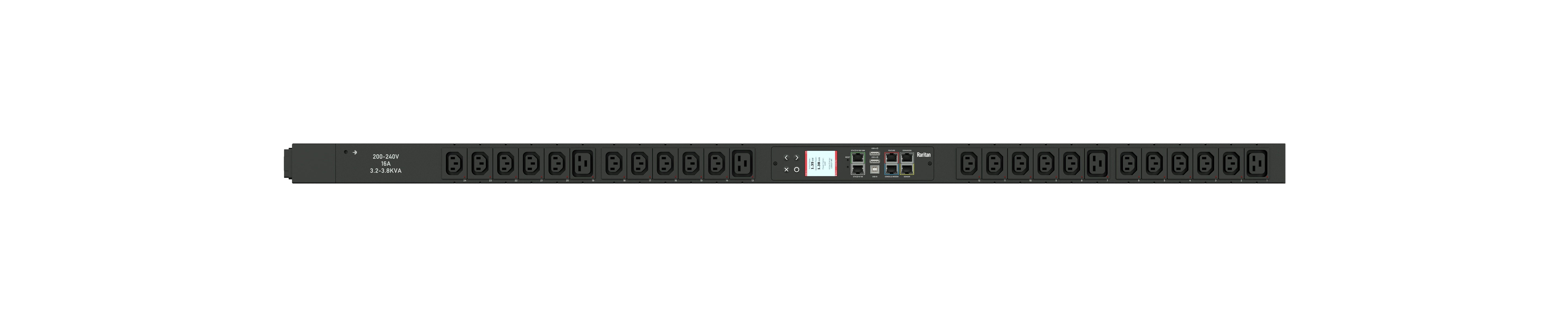 Raritan Px3-5485Cv Power Distribution Unit (Pdu) 24 Ac Outlet(S) 0U Black