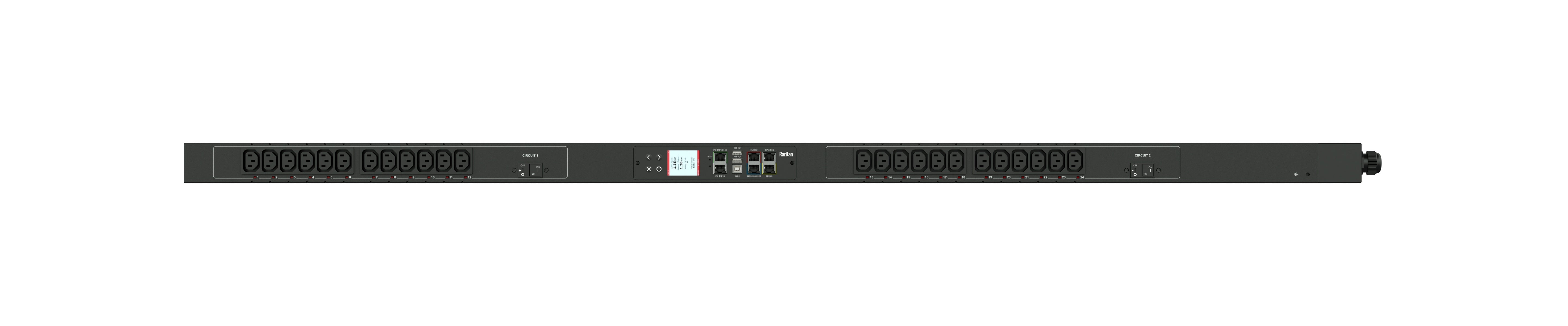 Raritan Px3-5496Jv Power Distribution Unit (Pdu) 24 Ac Outlet(S) 0U Black
