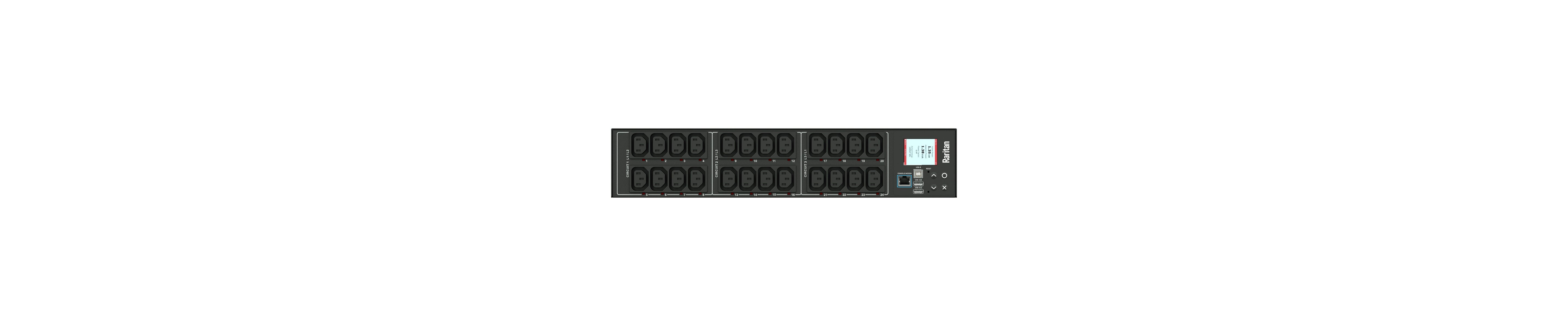 Raritan PX3-5520R Intelligent Power Distribution Unit - Rack Mount PDU | TecISoft