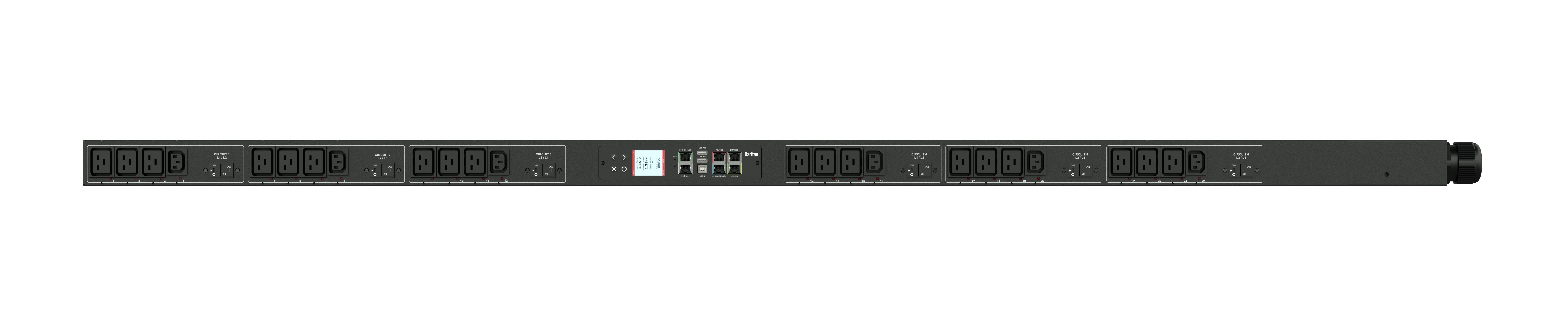 Paritan Rack Device Raritan PX3-5934V-V2 Smart Rack PDU 17.3kVA 3-Phase Monitored ...