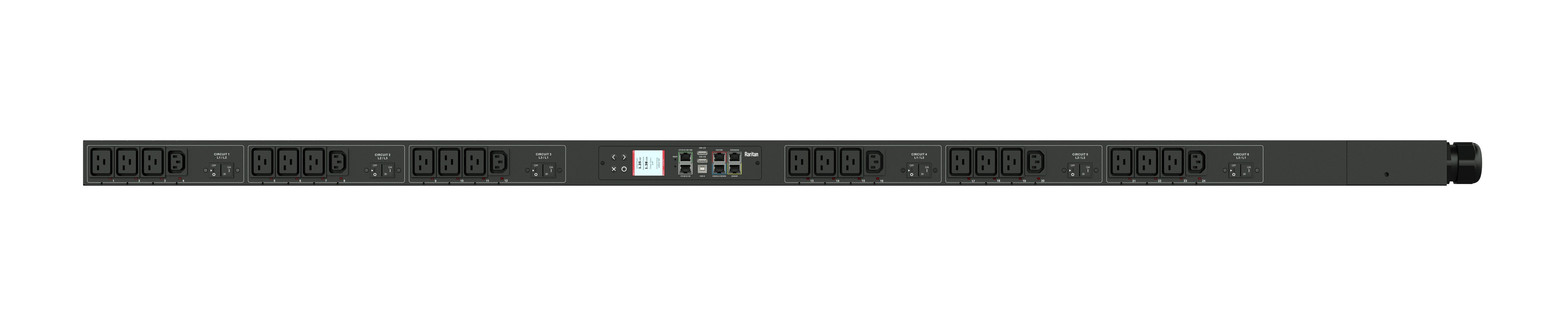 Raritan PX3-5934V-V2 Dominion PX - 17.3kVA Smart Rack PDU 3-Phase Switched Monitored | TecISoft