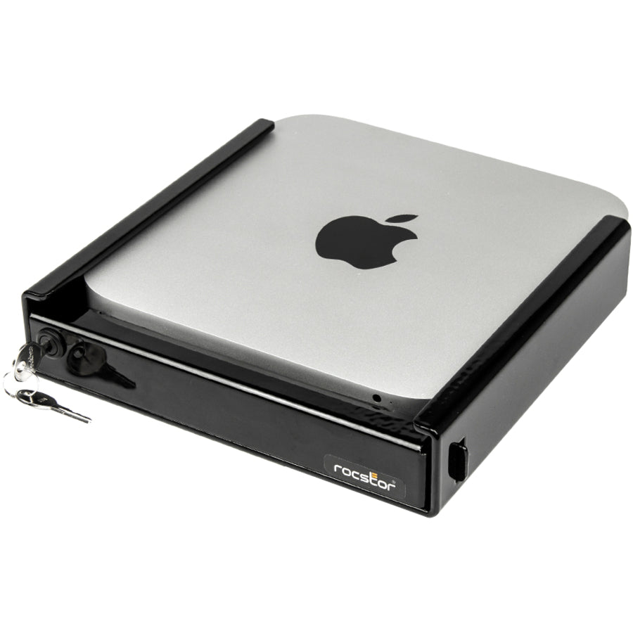 Rocstor Desktop/Wall Mount for Mac mini - Black - TAA Compliant Y10RMM1-01