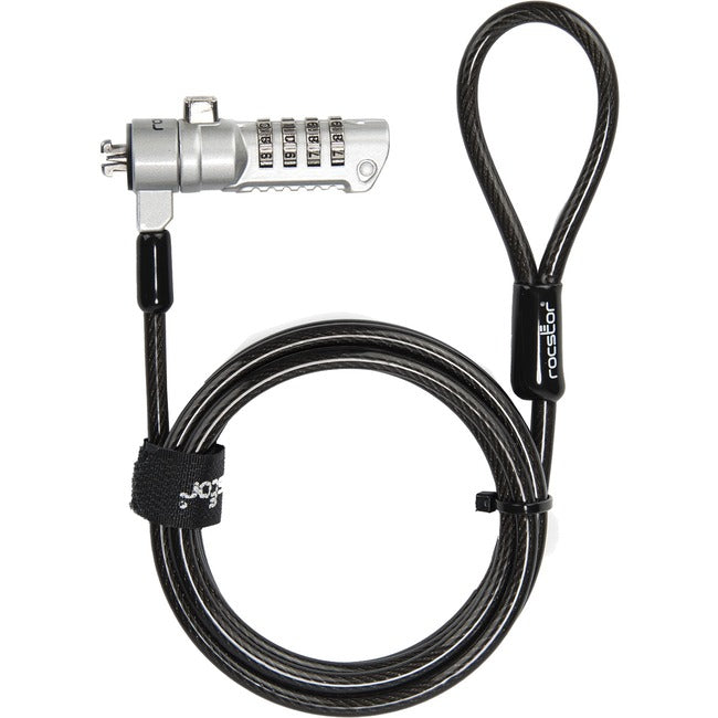 Rocstor Rocbolt Premium Slim Combination Cable Lock Y1RB005-B1