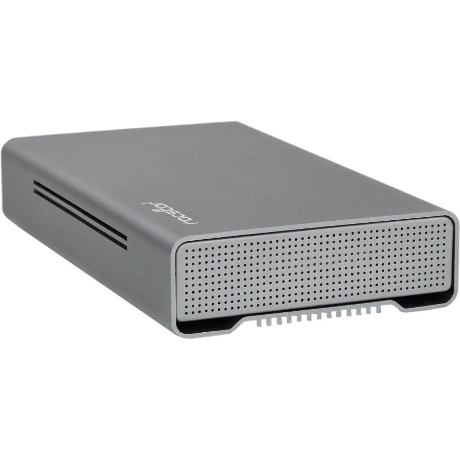 Rocstor Rocpro D90 4 TB Desktop Rugged Hard Drive - 3.5 External - SATA (SATA/600) - Aluminum Gray" G35107-A1