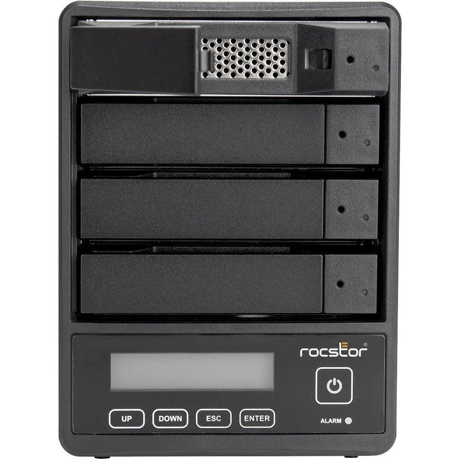 Rocstor Rocpro U35 DAS Storage System - 72TB Desktop RAID, USB 3.2 Type-C | TechISoft GP4416-01