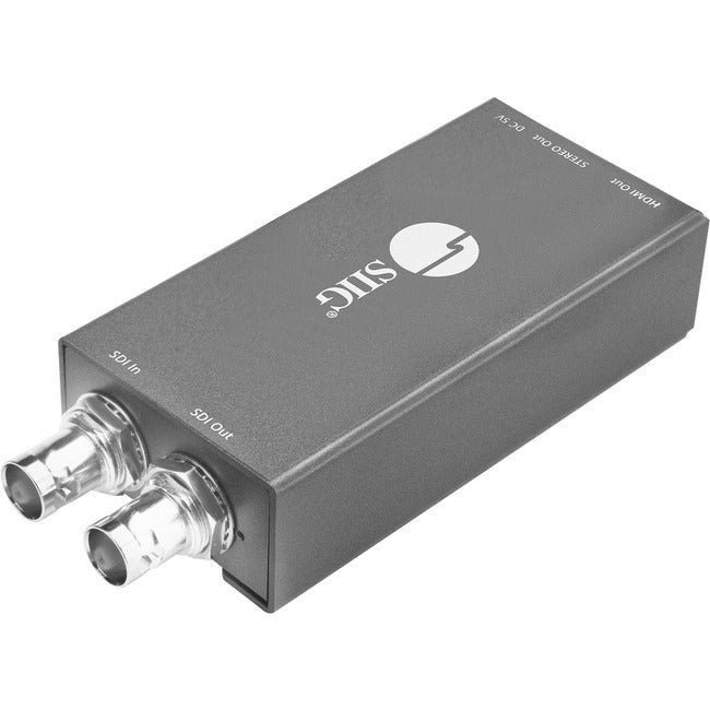 SIIG 3G/HD/SD-SDI to HDMI with Audio Extractor Mini Converter CE-SD0811-S1