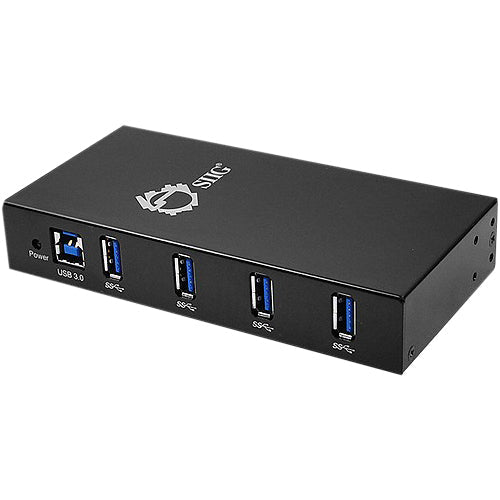 SIIG 4-Port Industrial USB 3.0 Hub with 15KV ESD Protection ID-US0411-S1