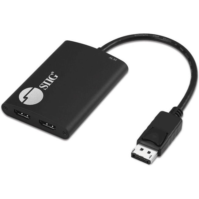 SIIG 4K 1x2 DisplayPort 1.2 to HDMI MST Splitter CE-DP0K11-S1
