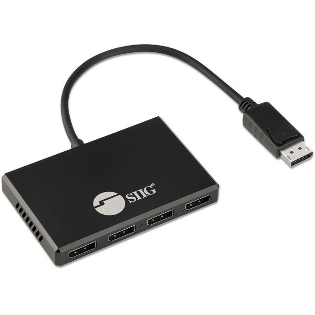 SIIG 8K 1x4 DisplayPort 1.4 to DisplayPort MST Hub Splitter CE-DP0R11-S1