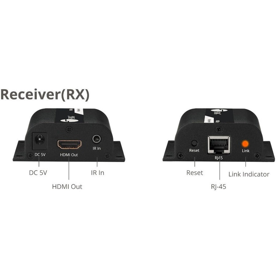 SIIG Full HD HDMI Extender with IR - 164ft Over Cat5e/6 CE-H26111-S1