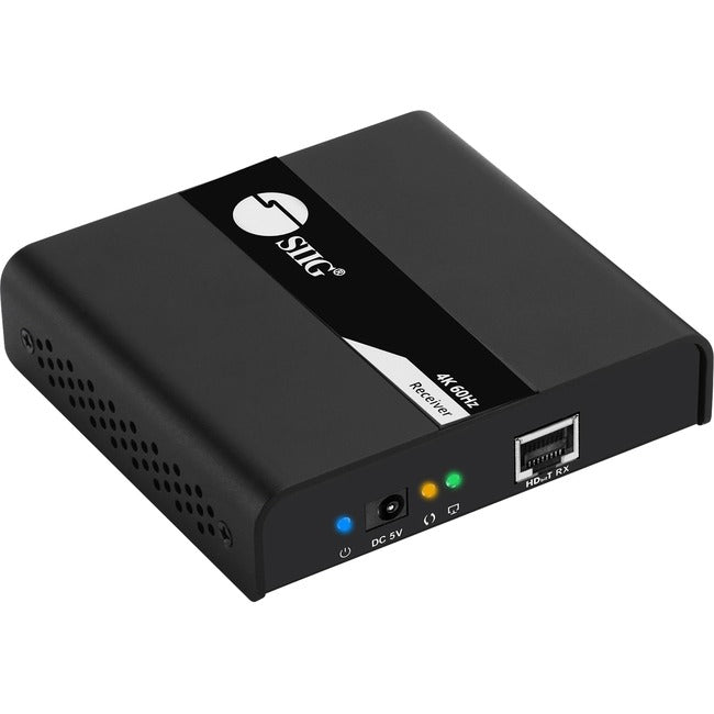 SIIG HDMI 2.0 4K@60Hz Over Cat6 Extender with IR - Receiver CE-H24A11-S1