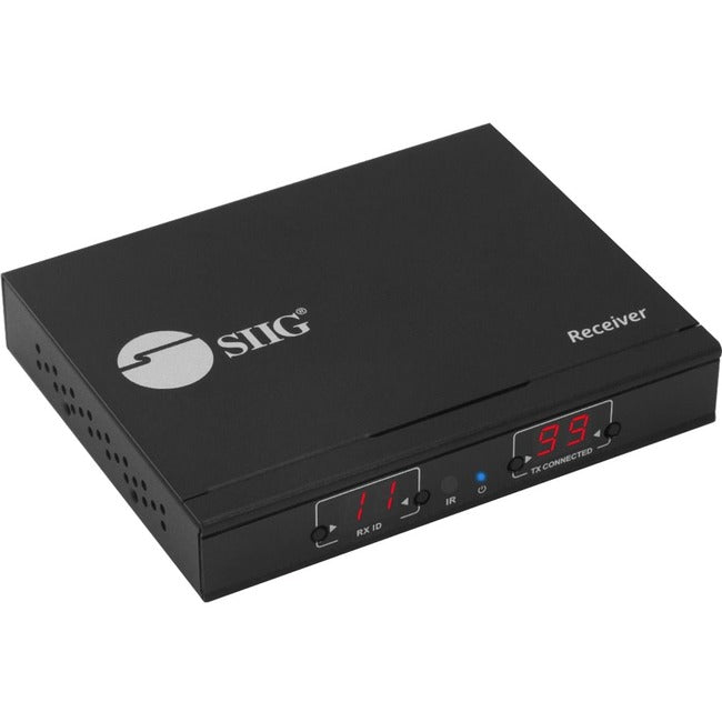 SIIG HDMI 2.0 4K60Hz Over IP Extender / Matrix with IR - Decoder (RX) CE-H25C11-S1