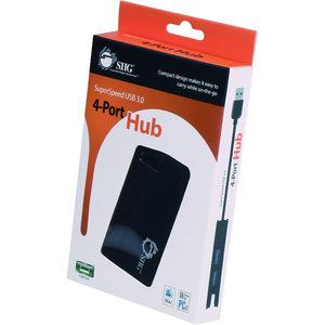 SIIG SuperSpeed USB 3.0 4-Port Hub JU-H30812-S1